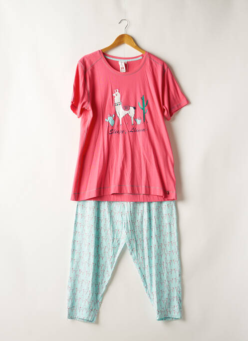 Pyjama rose REBELLE pour femme