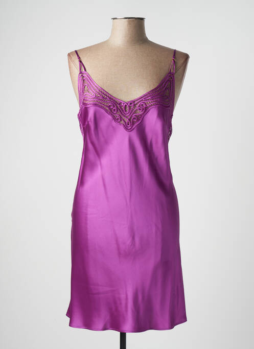 Nuisette/combinette violet MARJOLAINE pour femme