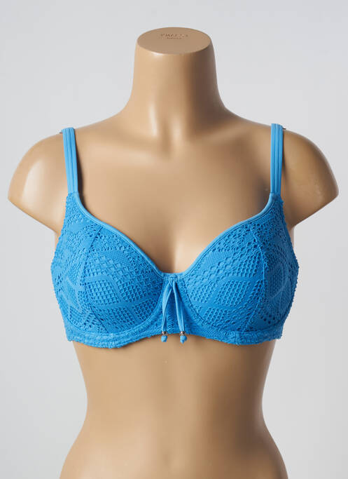 Haut de maillot de bain bleu FREYA pour femme