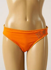 Bas de maillot de bain orange GRAIN DE SABLE pour femme seconde vue