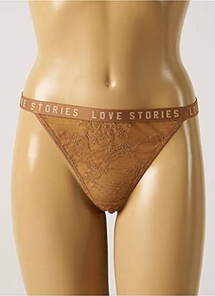 Culotte beige LOVE STORIES pour femme