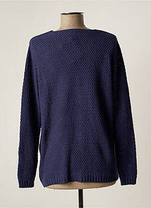 Gilet manches longues resserrée sur le bas bleu TINTA STYLE femme