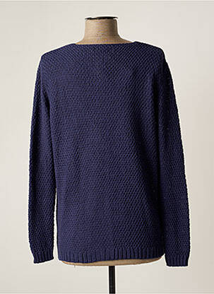 Gilet manches longues resserrée sur le bas bleu TINTA STYLE femme
