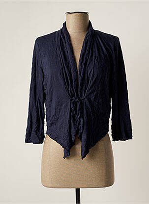 Veste casual coupe cintrée bleu VETONO femme