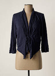 Veste casual coupe cintrée bleu VETONO femme