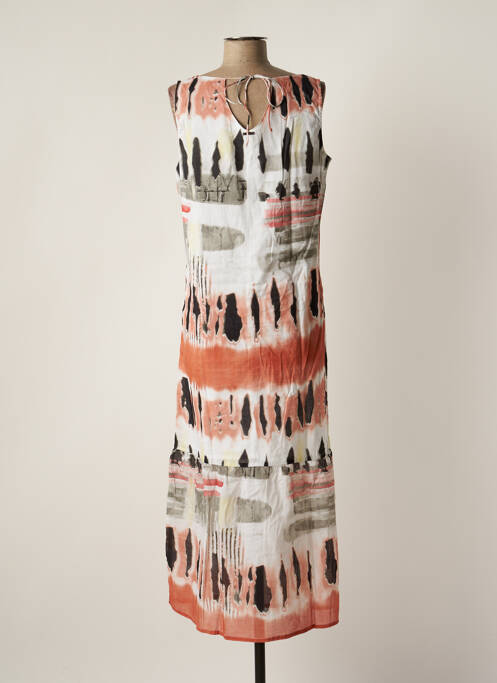 Robe longue sans manche sans manche blanc AGATHE & LOUISE femme