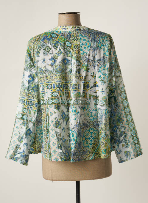 Veste casual manches longues vert AGATHE & LOUISE femme