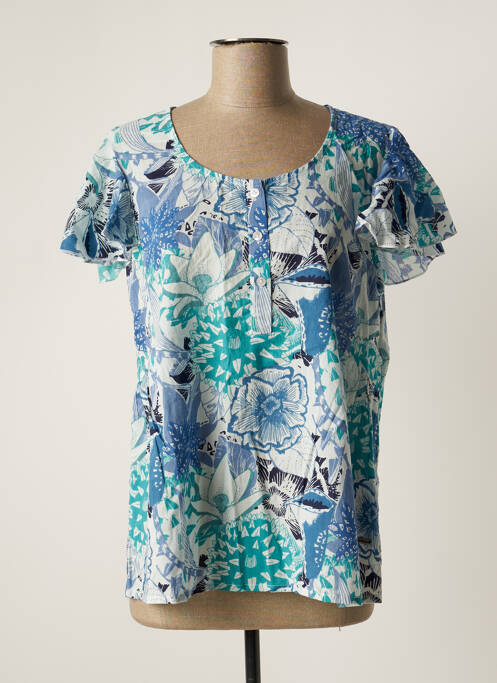 Blouse bleu AGATHE & LOUISE pour femme