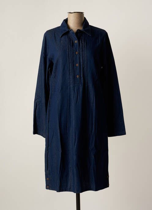 Robe mi-longue bleu AGATHE & LOUISE pour femme