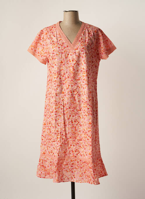 Robe mi-longue orange AGATHE & LOUISE pour femme