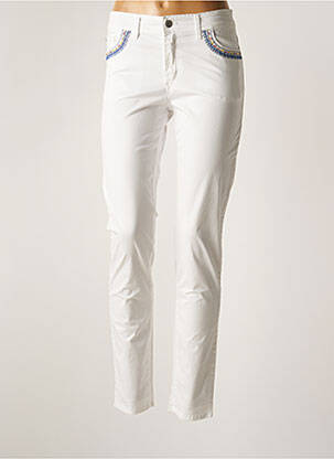 Pantalon slim taille basse taille basse beige COWBOYSBELT femme