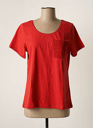 T-shirt rouge AGATHE & LOUISE pour femme