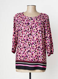 Top col rond manches 3/4 violet BETTY BARCLAY femme
