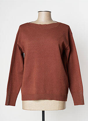 Pull marron BETTY BARCLAY pour femme