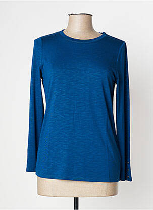 T-shirt bleu MARBLE pour femme