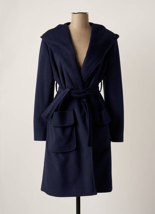 Manteau long bleu TINTA STYLE pour femme
