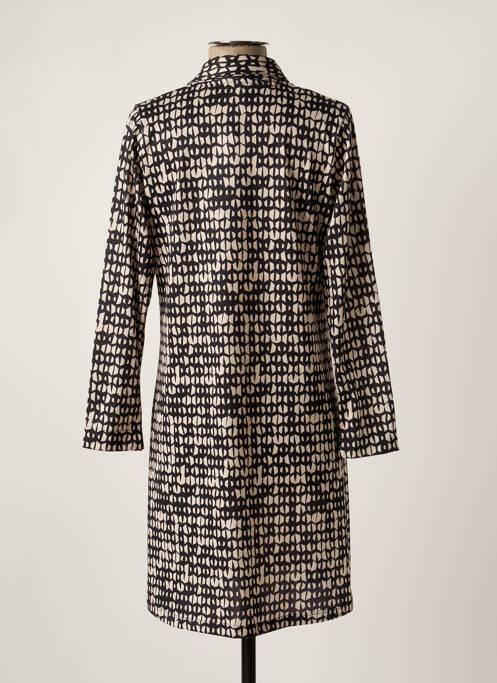 Robe mi-longue noir TINTA STYLE pour femme