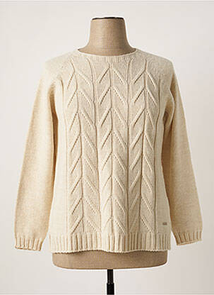 Pull beige TINTA STYLE pour femme
