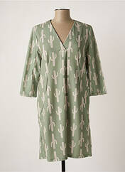 Robe courte vert EGO pour femme seconde vue