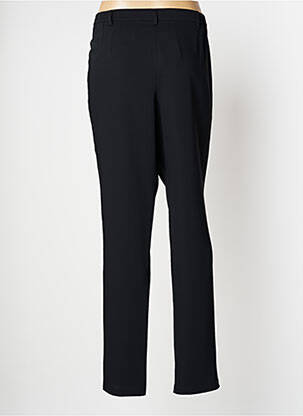 Pantalon slim taille élastique taille normale noir CHRISTINE LAURE femme