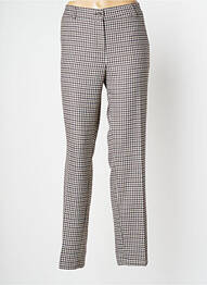Pantalon slim taille élastique taille normale marron BARILOCHE femme
