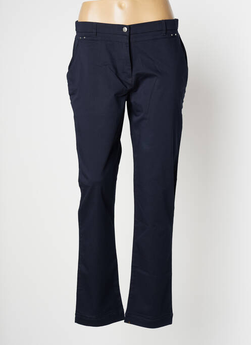 Pantalon slim bleu CHRISTINE LAURE pour femme