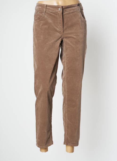 Pantalon slim marron BETTY BARCLAY pour femme