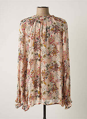 Blouse imprimé fleurs manches longues rose JENSEN femme