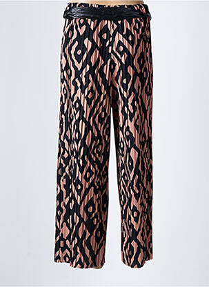 Pantalon large coupe fluide taille normale noir ITALIAN STYLE femme