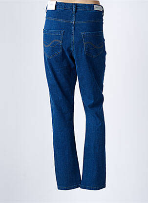 Jeans coupe slim slim taille haute bleu BRANDTEX femme