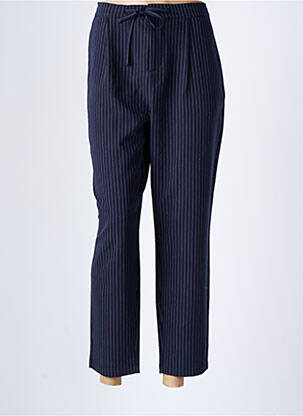 Pantalon droit stretch taille normale bleu JENSEN femme
