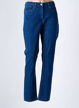 Jeans coupe slim bleu BRANDTEX pour femme