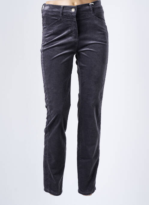 Pantalon slim gris TONI pour femme