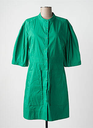Robe courte vert THE KORNER pour femme