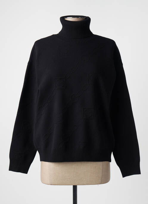 Pull col roulé noir GAUDI pour femme