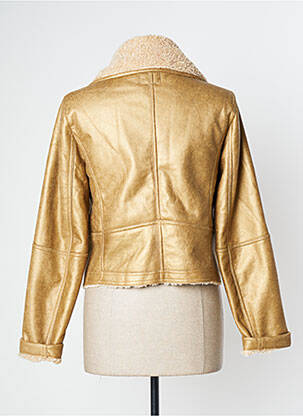 Blouson col col montant jaune PEPE JEANS femme