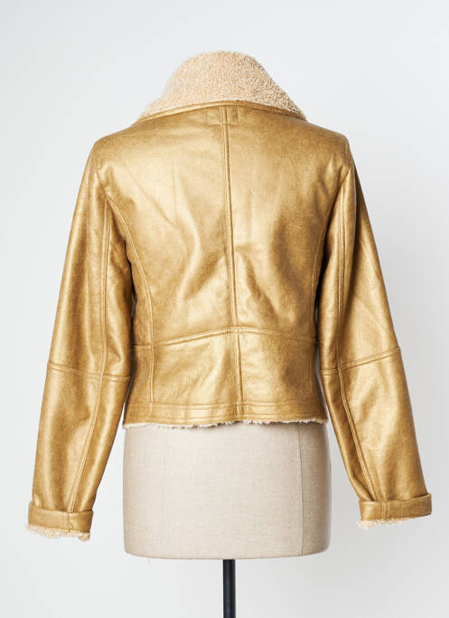 Blouson col col montant jaune PEPE JEANS femme