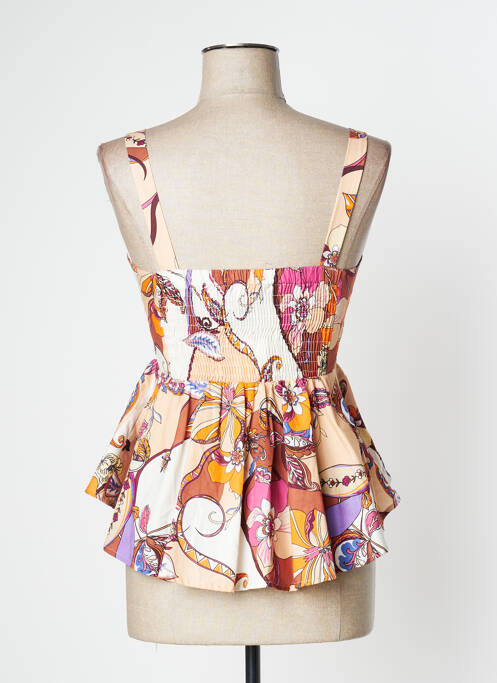 Top orange GAUDI pour femme