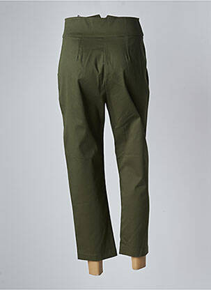 Pantalon 7/8 vert OPULLENCE femme