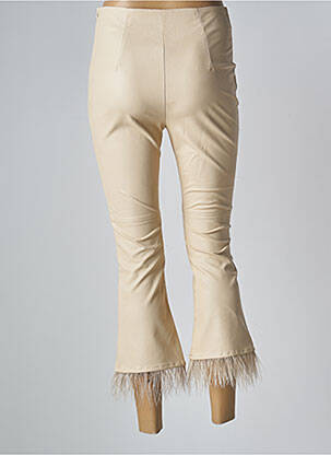Pantalon 7/8 beige RINASCIMENTO femme