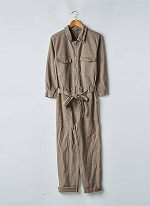 Combi-pantalon marron MY LILI femme