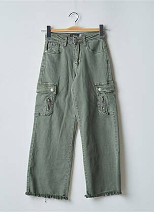 Pantalon cargo vert ANNA femme