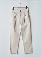 Pantalon 7/8 beige OPULLENCE pour femme seconde vue