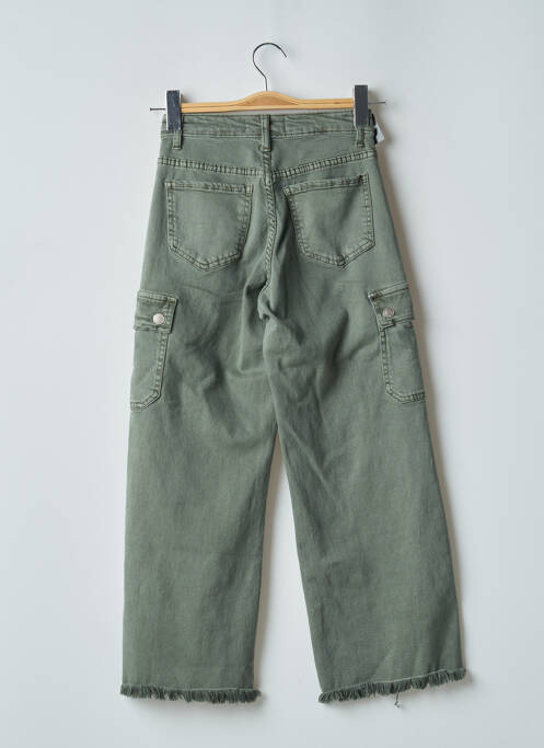 Pantalon cargo vert ANNA pour femme