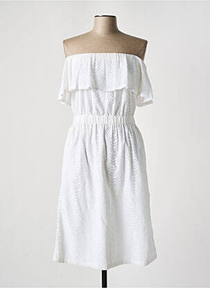 Robe mi-longue blanc ZAPA pour femme