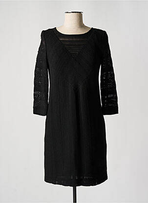 Robe mi-longue noir ZAPA pour femme