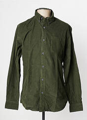 Chemise manches longues vert SELECTED pour homme seconde vue