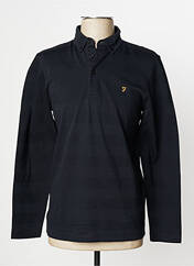 Polo noir FARAH pour homme seconde vue