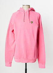 Sweat-shirt à capuche rose LYLE & SCOTT pour homme seconde vue