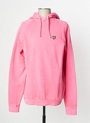 Sweat-shirt à capuche rose LYLE & SCOTT pour homme